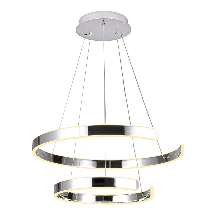 Lámpara colgante LED regulable con cable LED/120W/230V 3000-6500K Ø 60 cm + mando a distancia