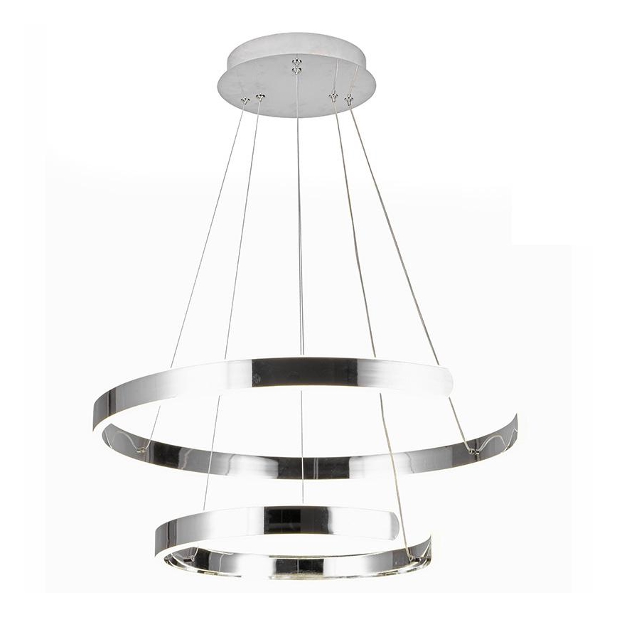 Lámpara colgante LED regulable con cable LED/120W/230V 3000-6500K Ø 60 cm + mando a distancia