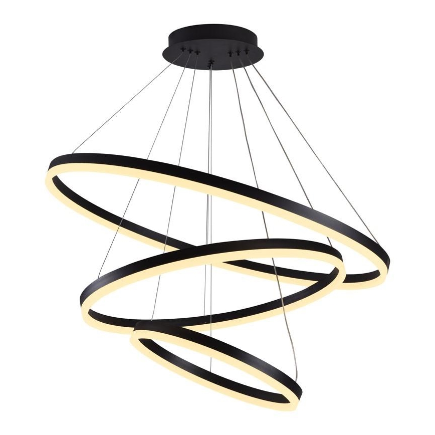 Lámpara colgante LED regulable con cable LED/125W/230V 3000-6500K Ø 80 cm + mando a distancia
