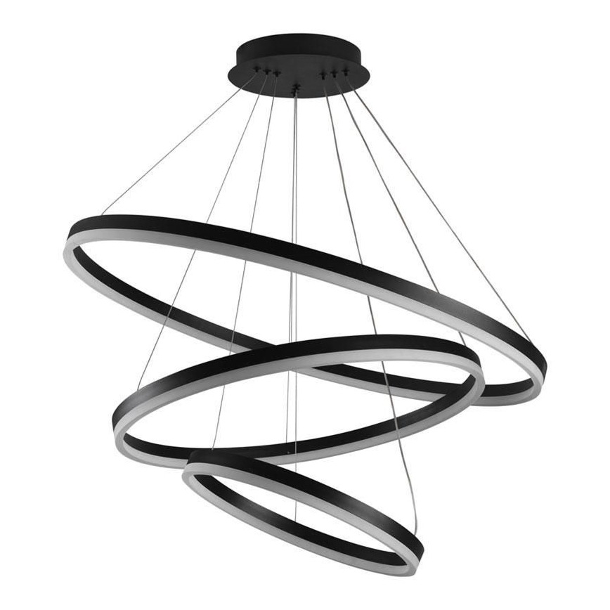 Lámpara colgante LED regulable con cable LED/125W/230V 3000-6500K Ø 80 cm + mando a distancia