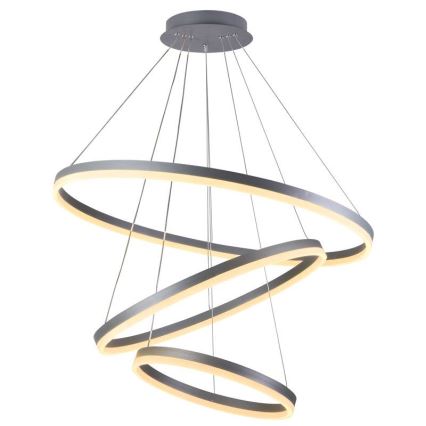 Lámpara colgante LED regulable con cable LED/125W/230V 3000-6500K Ø 80 cm + mando a distancia