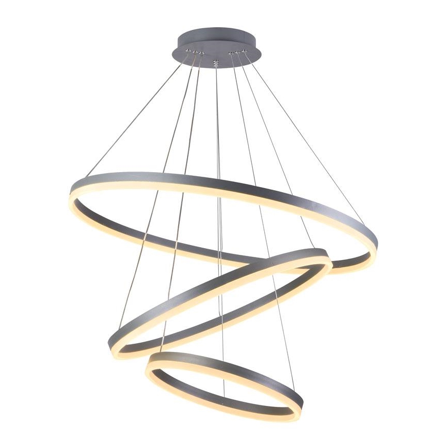 Lámpara colgante LED regulable con cable LED/125W/230V 3000-6500K Ø 80 cm + mando a distancia