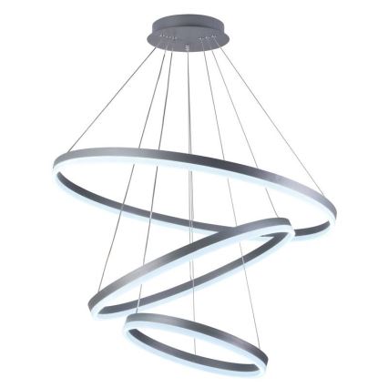 Lámpara colgante LED regulable con cable LED/125W/230V 3000-6500K Ø 80 cm + mando a distancia