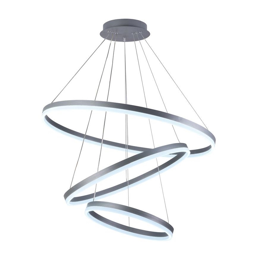 Lámpara colgante LED regulable con cable LED/125W/230V 3000-6500K Ø 80 cm + mando a distancia