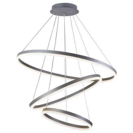 Lámpara colgante LED regulable con cable LED/125W/230V 3000-6500K Ø 80 cm + mando a distancia