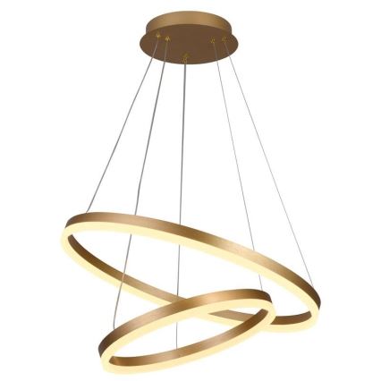 Lámpara colgante LED regulable con cable LED/70W/230V 3000-6500K Ø 60 cm + mando a distancia