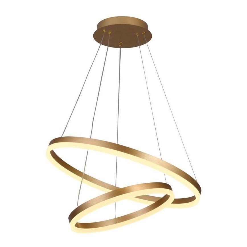 Lámpara colgante LED regulable con cable LED/70W/230V 3000-6500K Ø 60 cm + mando a distancia