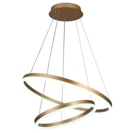 Lámpara colgante LED regulable con cable LED/70W/230V 3000-6500K Ø 60 cm + mando a distancia