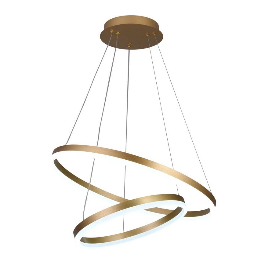 Lámpara colgante LED regulable con cable LED/70W/230V 3000-6500K Ø 60 cm + mando a distancia