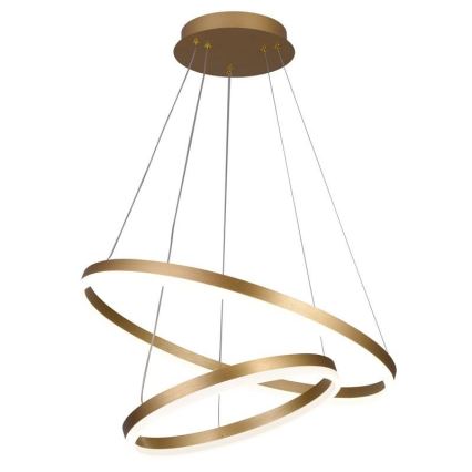 Lámpara colgante LED regulable con cable LED/70W/230V 3000-6500K Ø 60 cm + mando a distancia