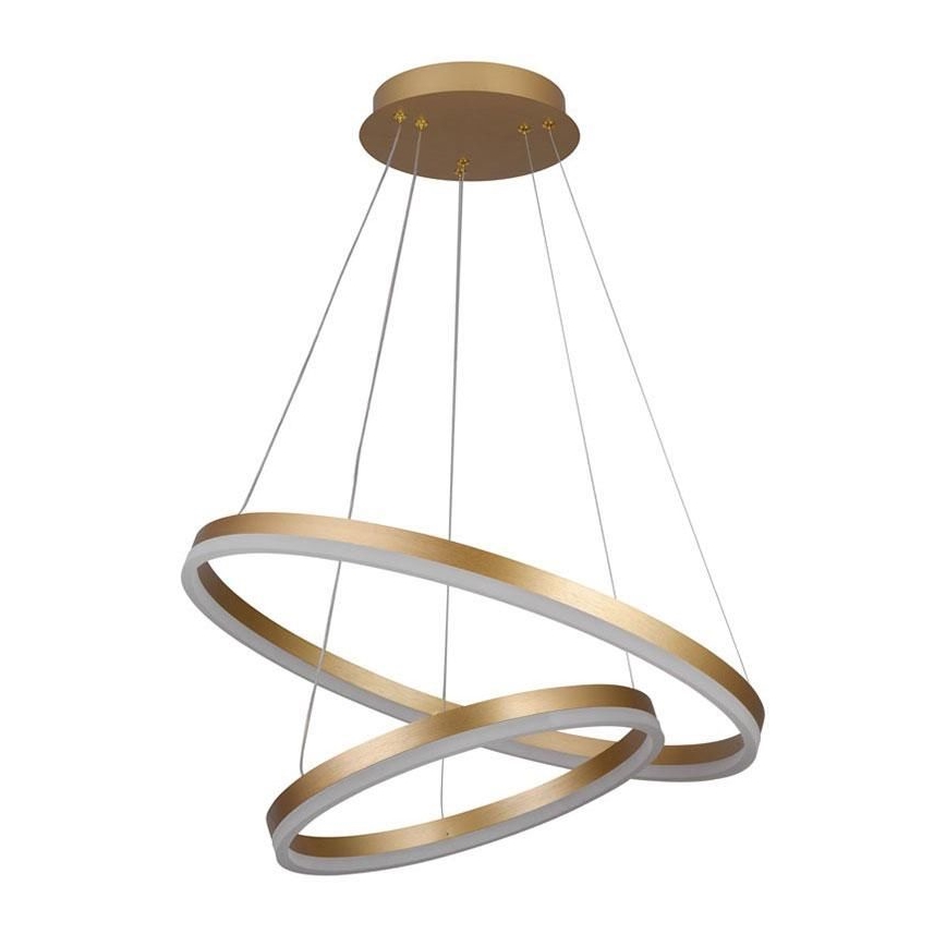 Lámpara colgante LED regulable con cable LED/70W/230V 3000-6500K Ø 60 cm + mando a distancia