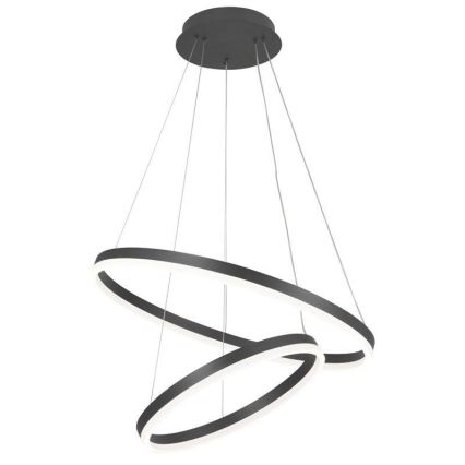 Lámpara colgante LED regulable con cable LED/70W/230V 3000-6500K Ø 60 cm + mando a distancia
