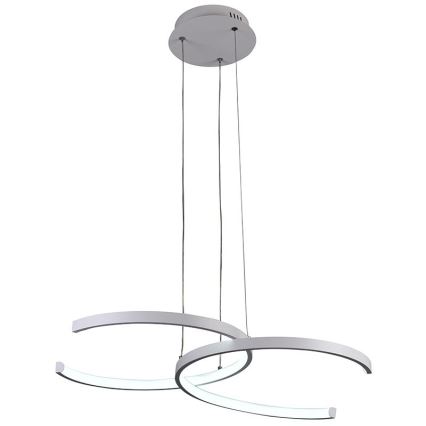Lámpara colgante LED regulable con cable LED/50W/230V 3000-6500K + mando a distancia