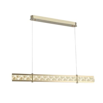 Lámpara colgante de cristal regulable con cable ENRIQUE LED/20W//230V 3000-6000K + mando a distancia