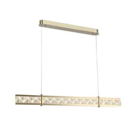 Lámpara colgante de cristal regulable con cable ENRIQUE LED/20W//230V 3000-6000K + mando a distancia