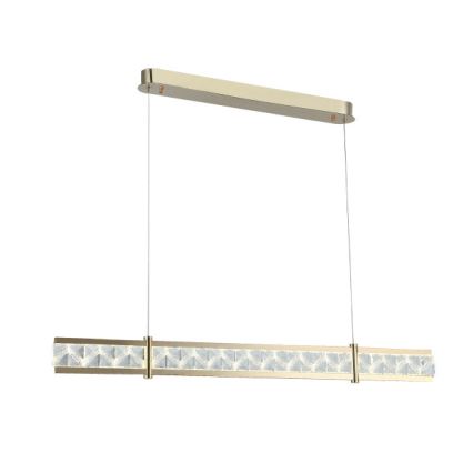 Lámpara colgante de cristal regulable con cable ENRIQUE LED/20W//230V 3000-6000K + mando a distancia