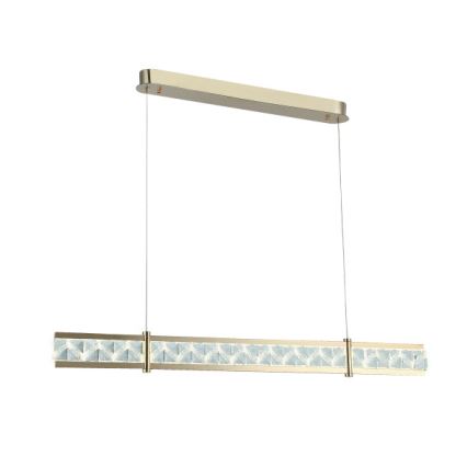 Lámpara colgante de cristal regulable con cable ENRIQUE LED/20W//230V 3000-6000K + mando a distancia