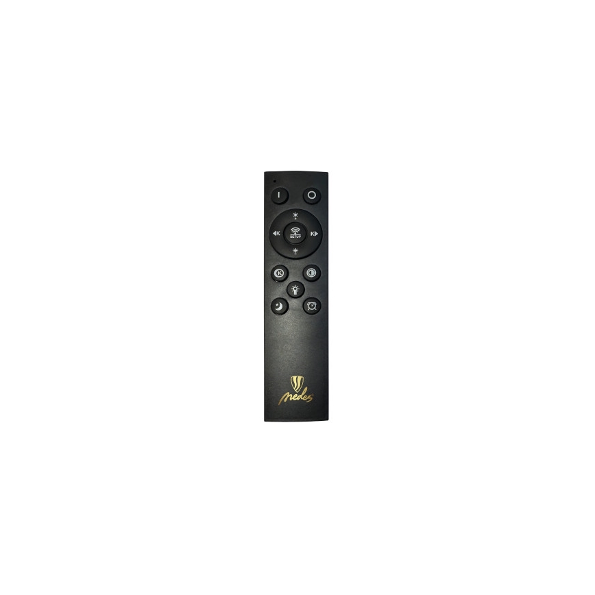 Lámpara colgante de cristal regulable con cable ENRIQUE LED/20W//230V 3000-6000K + mando a distancia