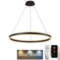 Lámpara colgante LED regulable con cable LED/110W/230V 3000-6500K Ø 80 cm + mando a distancia
