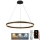 Lámpara colgante LED regulable con cable LED/110W/230V 3000-6500K Ø 80 cm + mando a distancia
