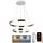 Lámpara colgante LED regulable con cable LED/120W/230V 3000-6500K Ø 60 cm + mando a distancia