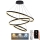 Lámpara colgante LED regulable con cable LED/125W/230V 3000-6500K Ø 80 cm + mando a distancia