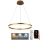 Lámpara colgante LED regulable con cable LED/42W/230V 3000-6500K Ø 60 cm + mando a distancia