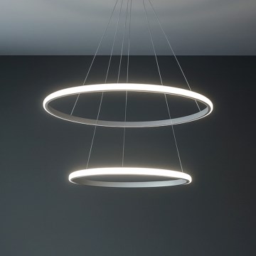 Lámpara colgante LED regulable con cable LED/55W/230V 3000-6500K diámetro 60 cm + mando a distancia