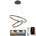 Lámpara colgante LED regulable con cable LED/70W/230V 3000-6500K Ø 60 cm + mando a distancia