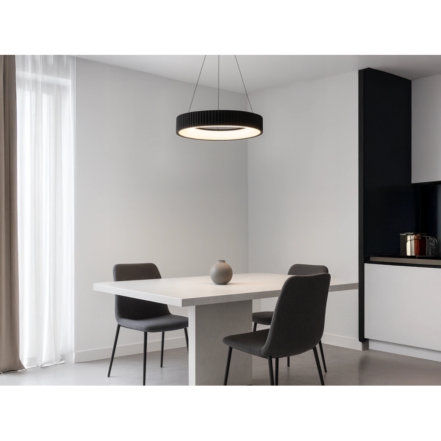 Lámpara colgante LED regulable con cable LED/75W/230V 3000-6500K Ø 49 cm + mando a distancia