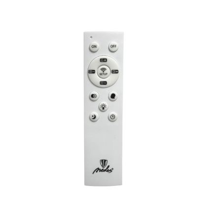 Lámpara colgante LED regulable suspendida por cable LED/85W/230V 3000-6500K Ø 60 cm + mando a distancia