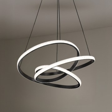 Lámpara colgante LED regulable con cable LED/90W/230V 3000-6500K Ø 47 cm + mando a distancia