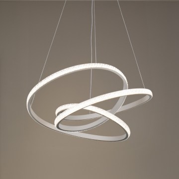 Lámpara colgante LED regulable con cable LED/90W/230V 3000-6500K Ø 47 cm + mando a distancia