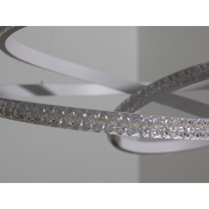 Lámpara colgante LED regulable con cable LED/90W/230V 3000-6500K Ø 47 cm + mando a distancia