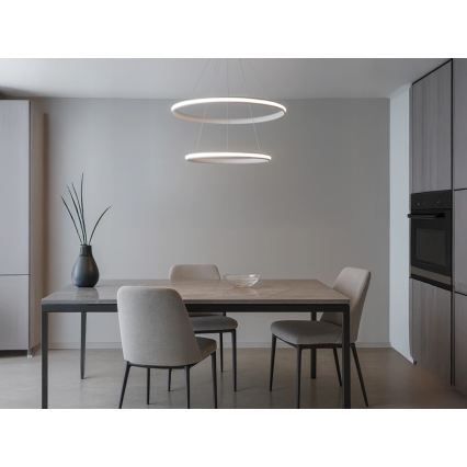 Lámpara colgante LED regulable con cable LED/90W/230V 3000-6500K Ø 60 cm + mando a distancia