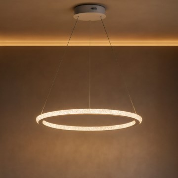 Lámpara colgante LED regulable con cable LED/90W/230V 3000-6500K Ø 60 cm + mando a distancia