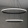 Lámpara colgante LED regulable en cable, 90W/230V, 3000–6500K, Ø 60 cm + control remoto