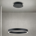 Lámpara colgante LED regulable en cable KOLK LED/40W/230V 2700/3000/4000K Ø 40 cm negra