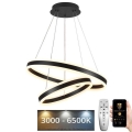 Lámpara colgante LED regulable en cable LED/135W/230V 3000-6500K Ø 60 cm + mando a distancia