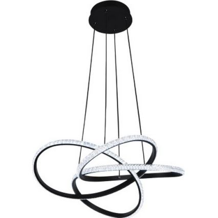 Lámpara colgante LED regulable con suspensión por cable LED/95W/230V 3000-6500K Ø 57 cm + mando a distancia