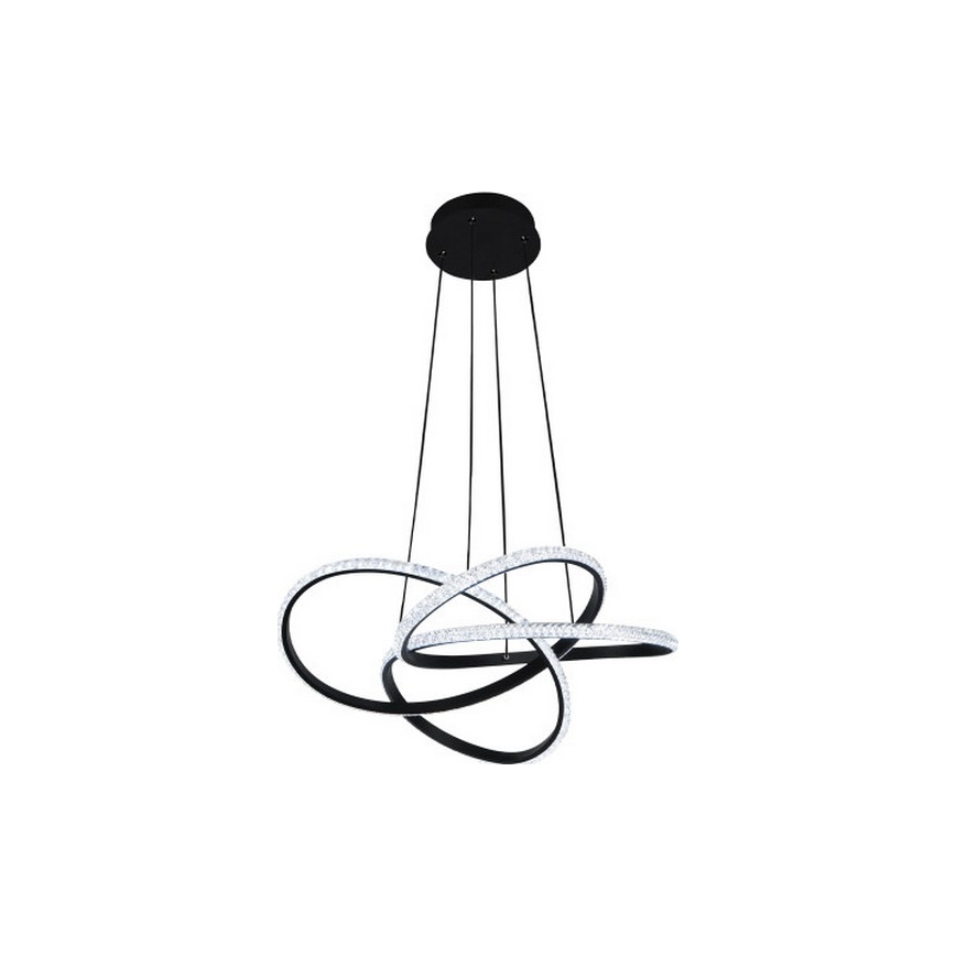 Lámpara colgante LED regulable con suspensión por cable LED/95W/230V 3000-6500K Ø 57 cm + mando a distancia