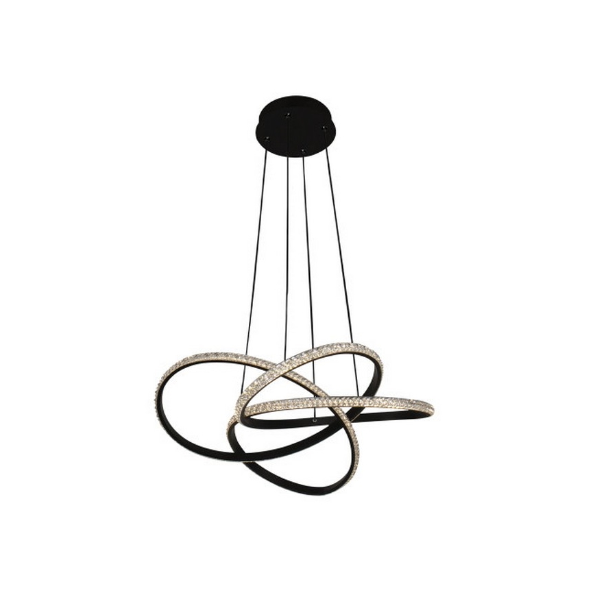 Lámpara colgante LED regulable con suspensión por cable LED/95W/230V 3000-6500K Ø 57 cm + mando a distancia
