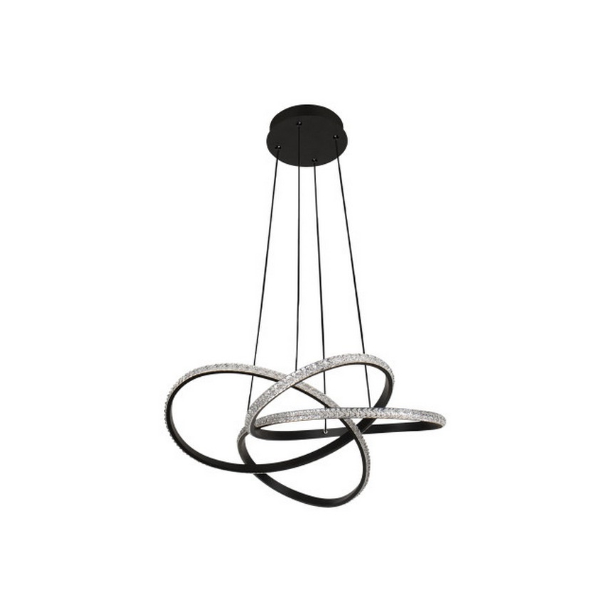 Lámpara colgante LED regulable con suspensión por cable LED/95W/230V 3000-6500K Ø 57 cm + mando a distancia