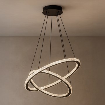 Lámpara colgante LED regulable sobre cable LED/150W/230V 3000-6500K + mando a distancia