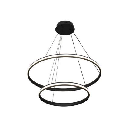 Lámpara colgante LED regulable en cable, 90W/230V, 3000–6500K, Ø 60 cm + control remoto