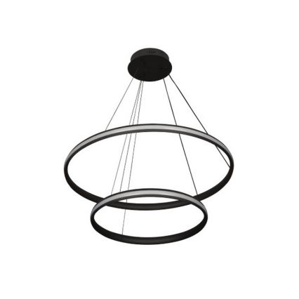 Lámpara colgante LED regulable en cable, 90W/230V, 3000–6500K, Ø 60 cm + control remoto