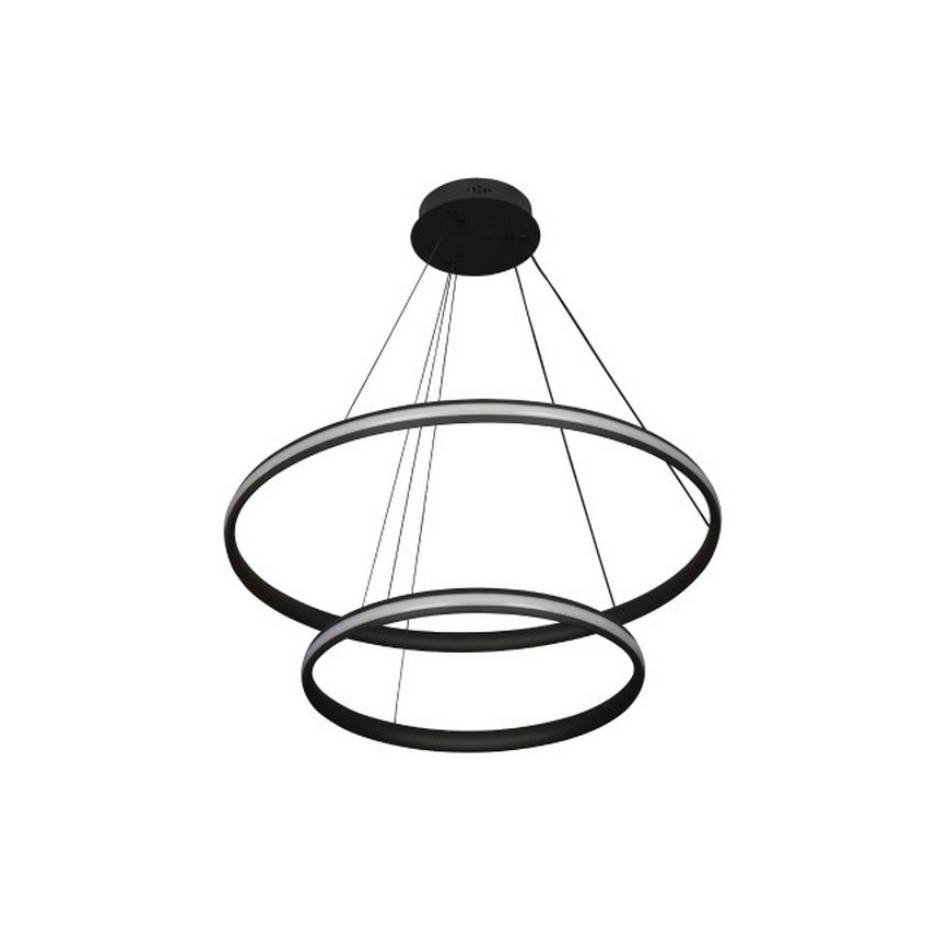 Lámpara colgante LED regulable en cable, 90W/230V, 3000–6500K, Ø 60 cm + control remoto