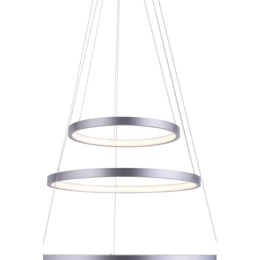 LED Lámpara colgante regulable CIRCLE 1xLED/15W/230V + LED/20W + LED/25W