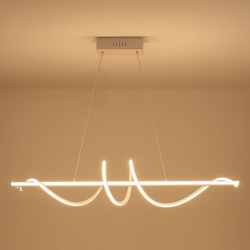 Lámpara colgante LED regulable suspendida por cable LED/50W/230V 3000-6500K 100 cm + mando a distancia