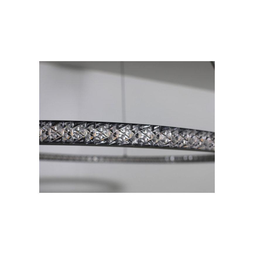Lámpara colgante LED regulable con cable LED/90W/230V 3000-6500K diámetro 60 cm + mando a distancia